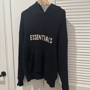 Essentials Black Hoodie